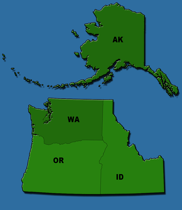 Northwest Region of the United States